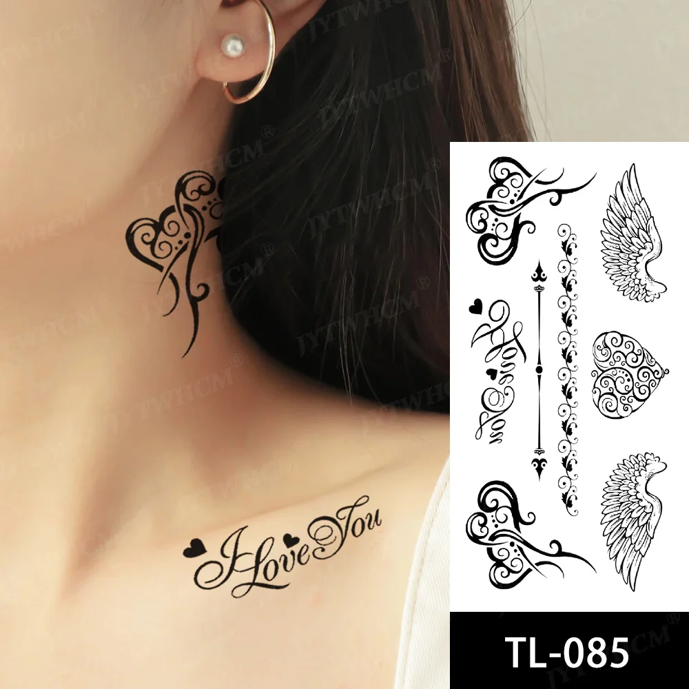 Водостойкие временные тату-наклейки ювелирные изделия поддельные татуировки
