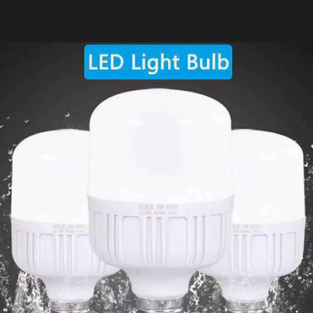

AC 220V LED Bulb 5W 10W 15W 20W 30W 40W 50W Light Lamp WHITE LIGHT E27