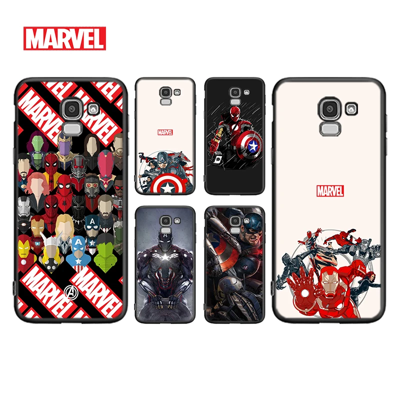 

Marvel Avengers superheroes For Samsung Galaxy J8 J7 J6 J5 J4 J3 J530 j730 Duo Core EU Prime Star 2018 2017 2016 Phone Case
