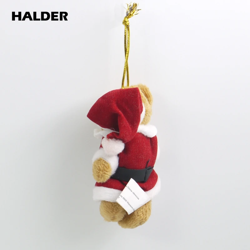 Плюшевый плюшевый мишка Санта Клаус ремешок плюшевые брелки набивные куклы