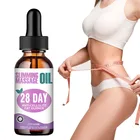 Массажное масло для похудения, сжигатель жира для живота, ног, талии, эффективное антицеллюлитное эфирное масло для похудения, продукты для похудения 10 мл