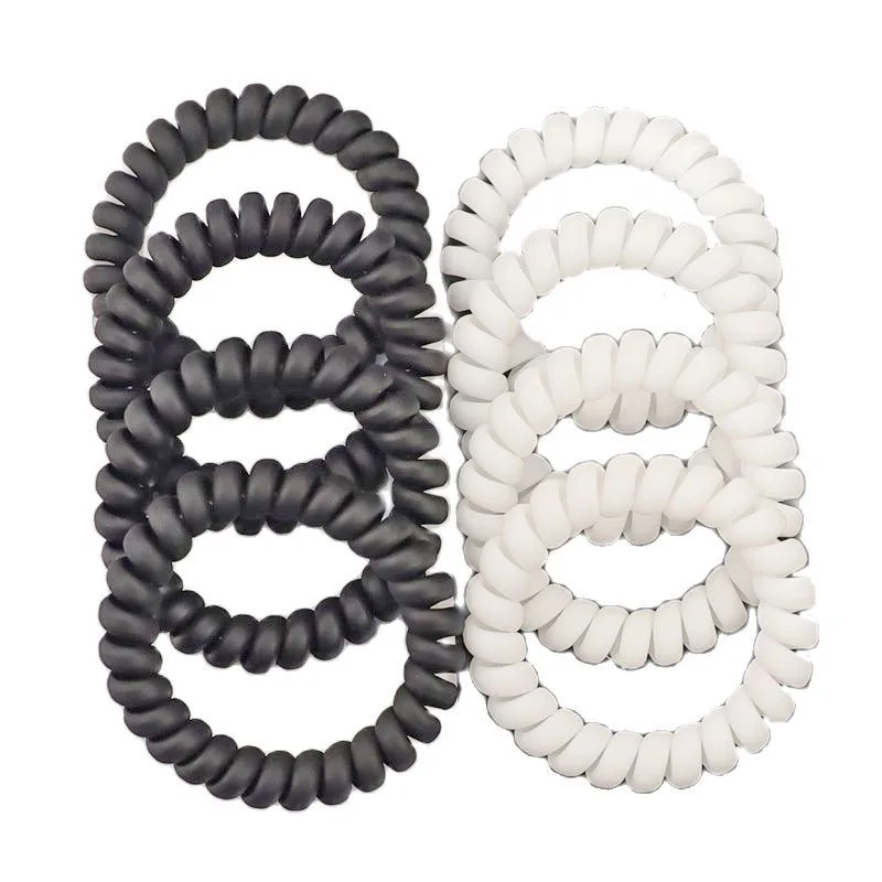 В партии 5 шт. матовый эластичный телефонный провод волосы ленты для девушек