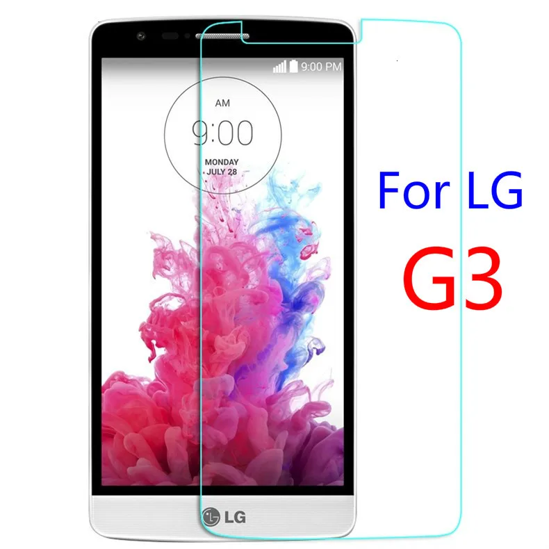 9H закаленное стекло для LG G3 LGG3 защита экрана G 3 стеклянная защитная пленка D830 D831