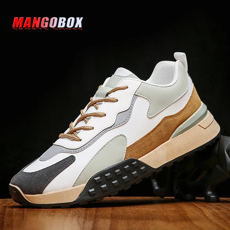 

Кроссовки для гольфа Mangobox мужские, дышащие сетчатые, Нескользящие, спортивная обувь для тренировок, белые черные, размеры 39-44