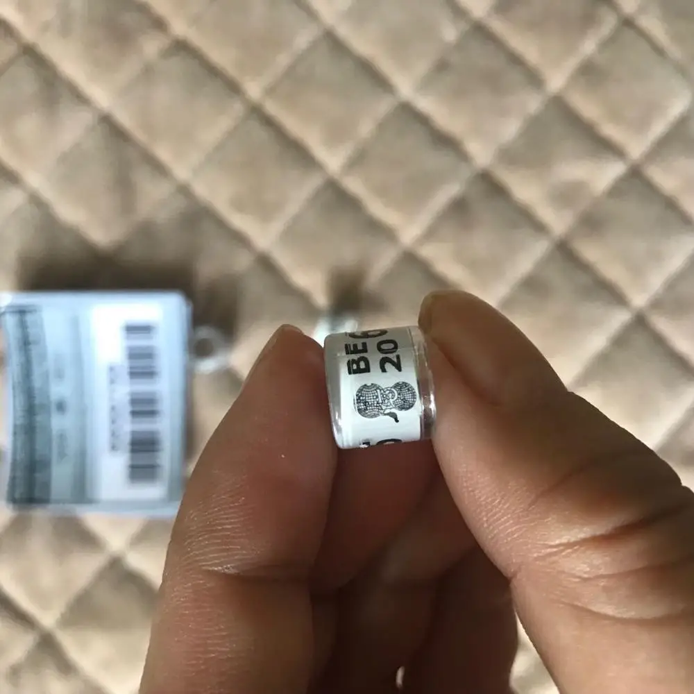 Кольцо для ног BELG Pigeon с картами Кольца Птицы 2020|RFID бирки и карты| |