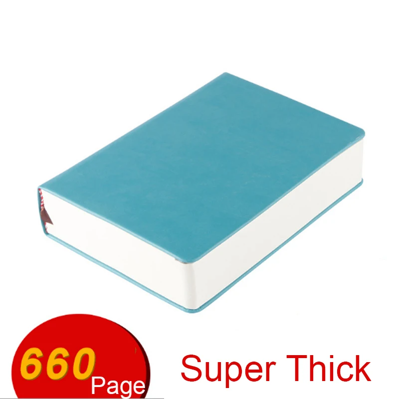 

Super Thick Notebook Blank Page 330 Sheets Diary Sketchbook Journal A4/A5/A6 PU Leather Soft Cover Stationery Planner Notebook