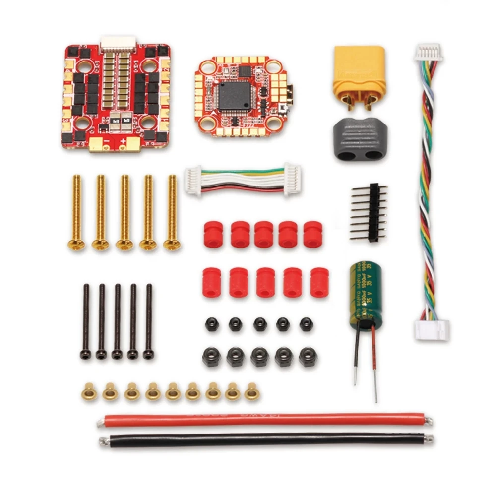 

HGLRC Zeus F745 Stack Flying Tower FPV 20X20 3-6S F722 Flight Control 45A 4in1 ESC For Digital Air Unit DIY RC Drone Quadcopter