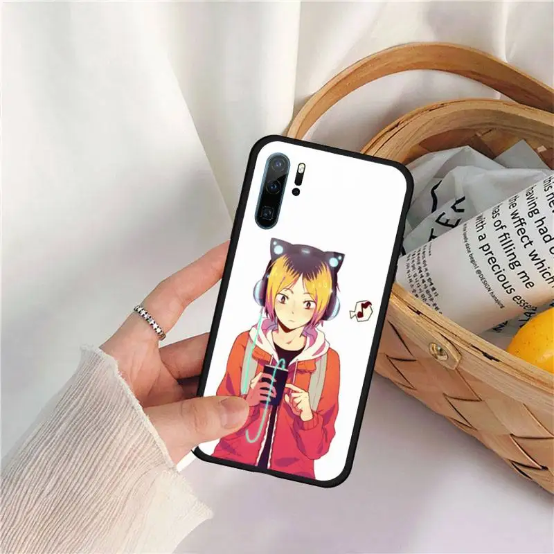 

Anime volleyball boy Phone Case Tempered glass for Huawei P9 P10 P20 P30 Pro Plus Lite Mate 9 NOVA 3E 3I