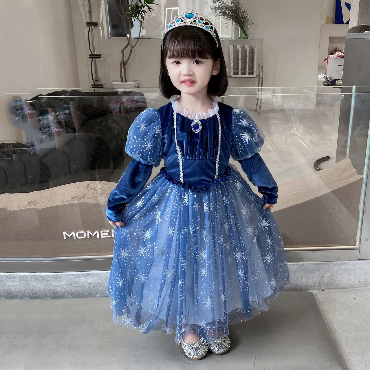 Girl Clothes Princess Cloak Hooded Coat Cape Cinderella Fancy Party Costume Clothes Winter Christmas New Year Children Party images - 6