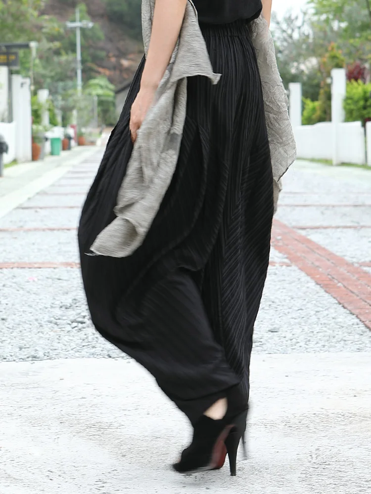 

Hot Sale Oversized High-waisted Women Clothes Loose Personality Women's Summer Trousers Korean Streetwear Female Trousers ga17