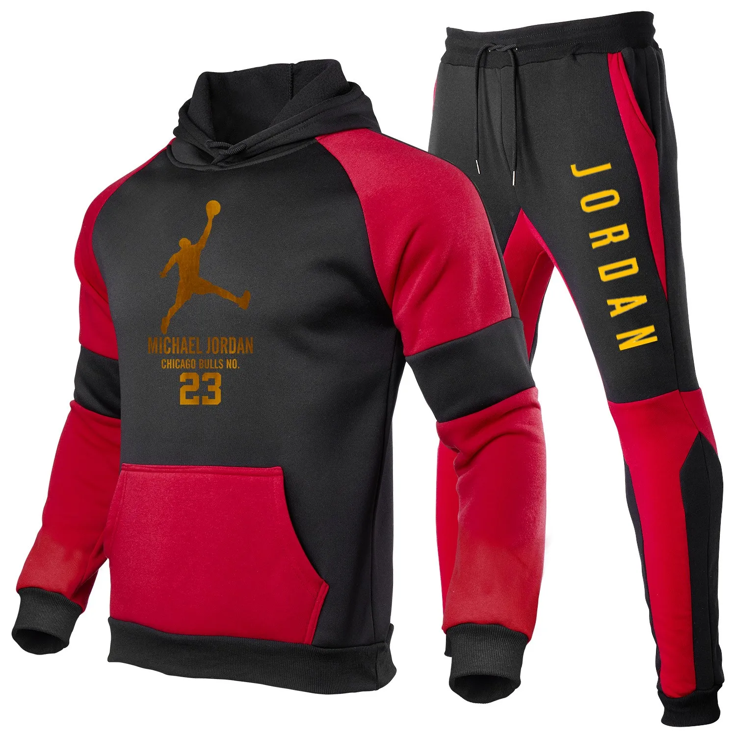 

2021 Summer New Men's Suit Hoodie + Pants Two Pieces Of Casual Sportswear Men's Sportswear Gym Brand Clothing Sports Suit Men