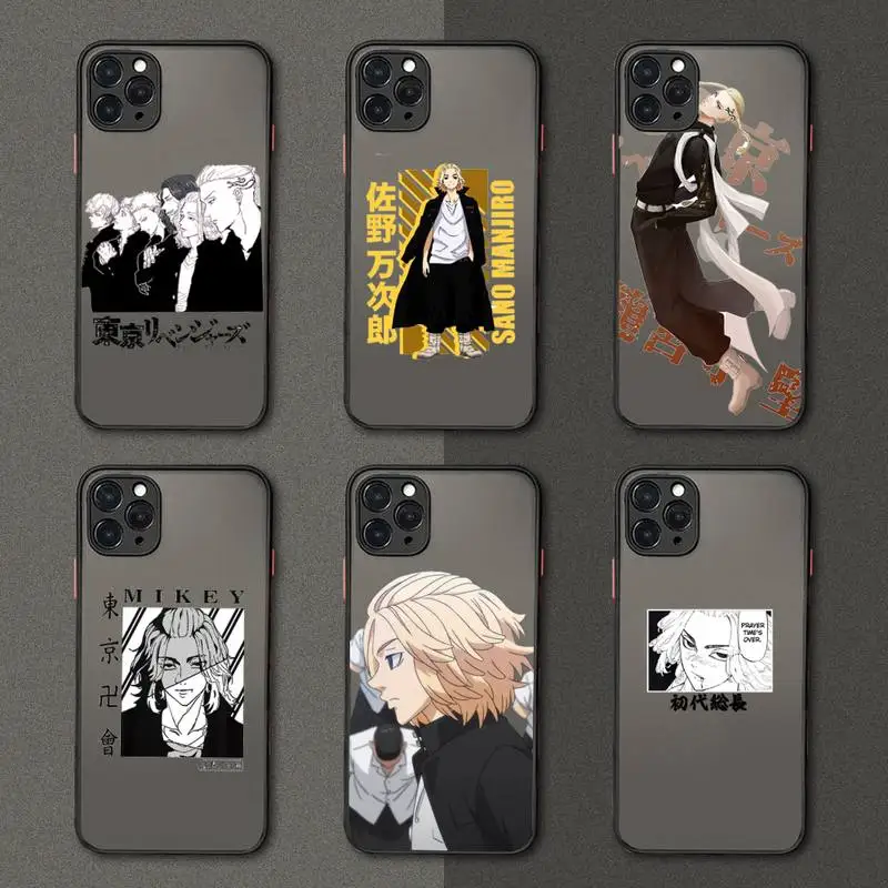 

Tokyo Revengers manjiro sano Phone Case matte transparent For iphone 7 8 11 12 plus mini x xs xr pro max cover