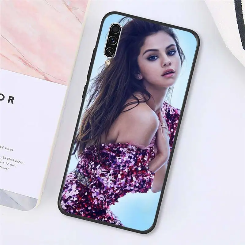 

Selena Gomez famous singer Phone Cases For Samsung galaxy S 9 10 20 A 10 21 30 31 40 50 51 71 s note 20 j 4 2018 plus