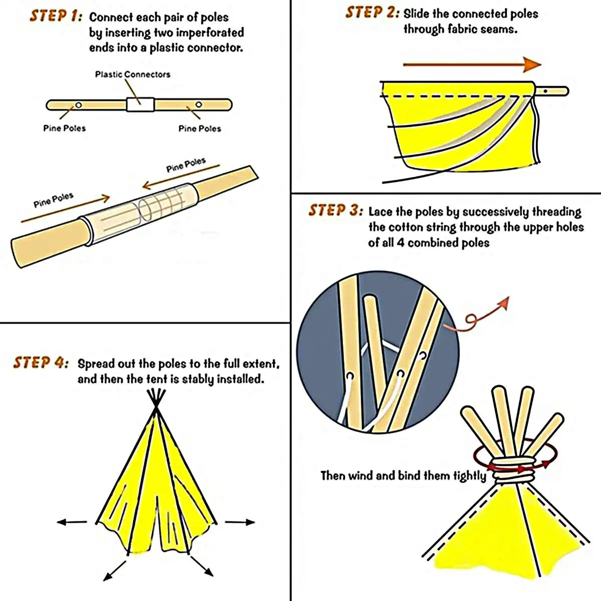 

Kids Tents Canvas Triangle Cartoon Cute Outgoing Toys Children's Tent Indoor Kids Play House Portable Foldable Game Teepee