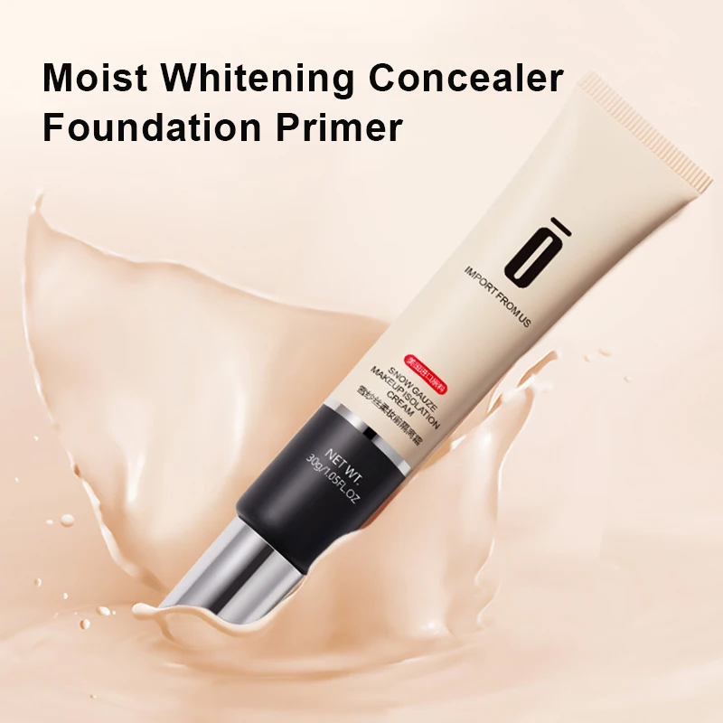 

Makeup Primer Face Makeup Base Pores Acne Marks Cover Smooth Moisturizing Oil Control Essence Concealer Foundation B99