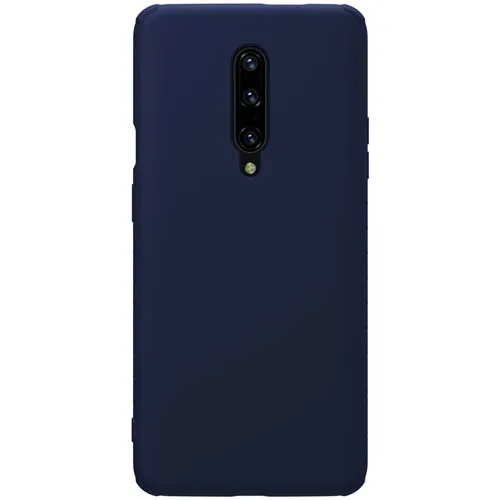 Nillkin резиновый обернутый защитный силиконовый чехол ТПУ для OnePlus 7 Pro Phone Shell нескользящий хороший сенсорный - Цвет: blue case