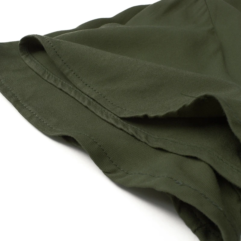 

Women Elegant Office Dress Short Sleeve A-Line Women Dresses Knee Length V-Neck Button Beach Dress