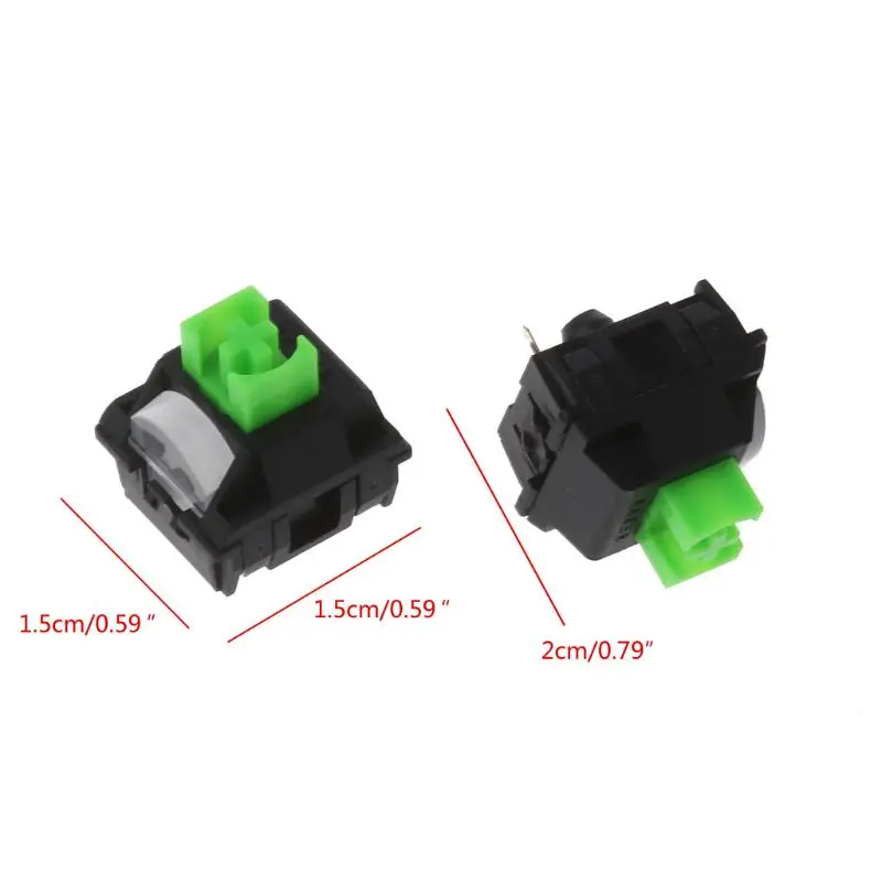 2 предмета в комплекте зеленого цвета RGB SMD коммутаторы 3 Pin для razer BlackWidow Lite игровая