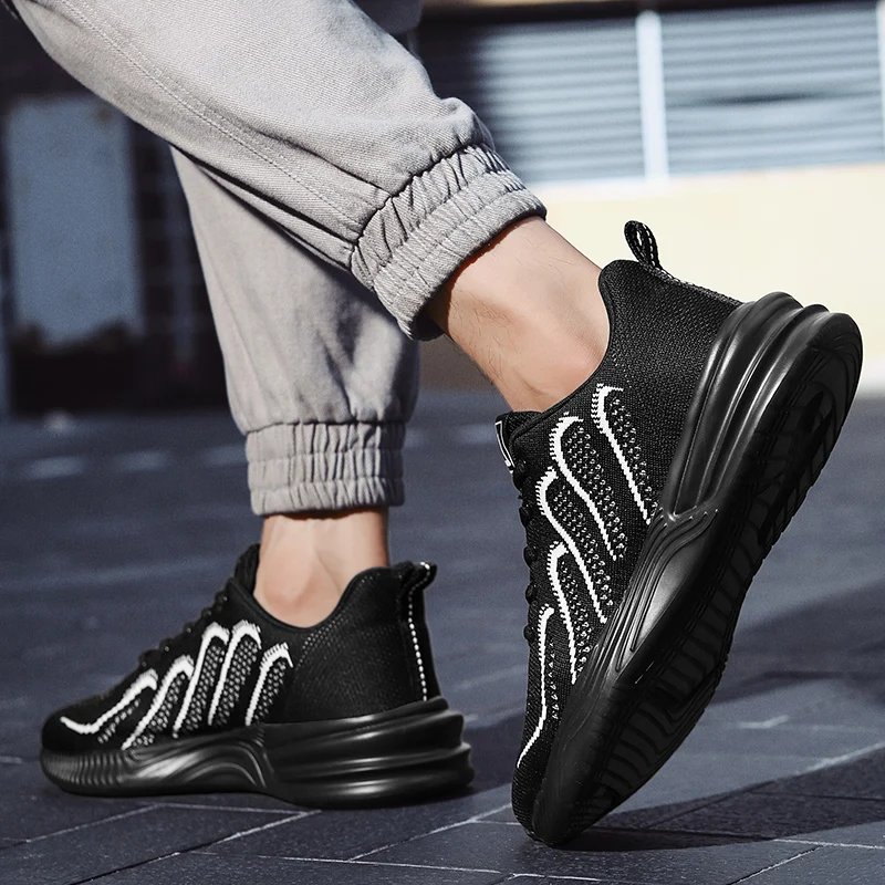 

Men's mesh sports shoes outdoor lightweight breathable antiskid jogging shoes men's sports training shoes zapatillas hombre