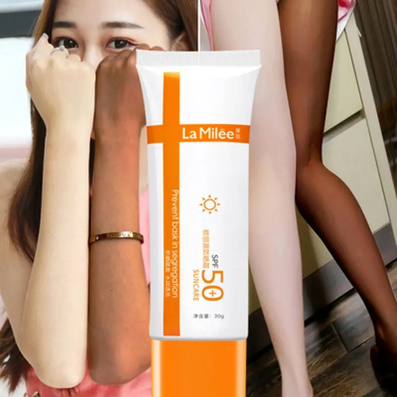 Солнцезащитный крем LAIKOU для лица отбеливающий солнцезащитный SPF 50 +