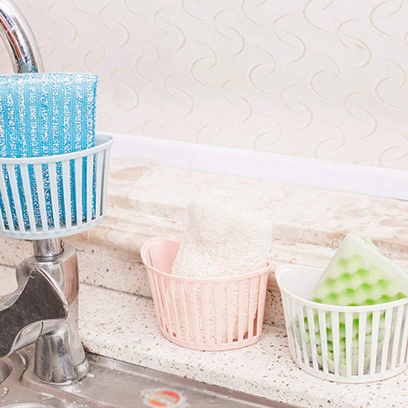 

Debris Rack Drain Rack Sink Plastic Hanging Basket Racks Shelf Basket Spout Holder Sponge Storage Kitchen Supplies Faucet Rack