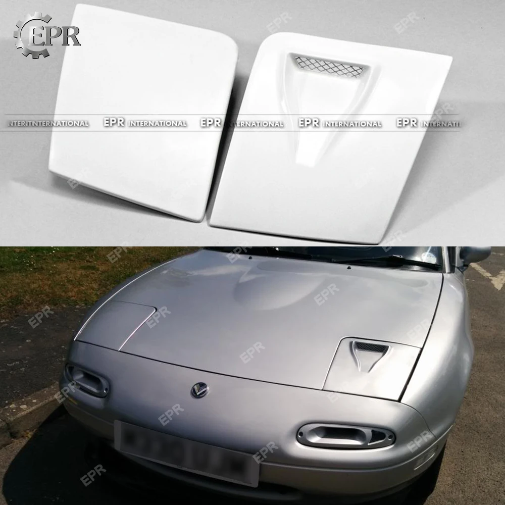 Для Mazda MX5 NA Miata MK1 FRP Стекло волокна LHS вентилируемая фара крышка (только LHS) тюнинг