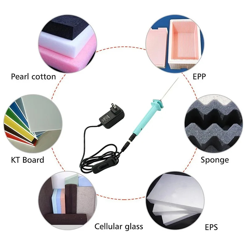 

1PC Stainless Steel Foam Cutting Pen Electric Heating Pen Foam Cutting Pen Foam Polystyrene Cutting Modeling Engraving Machine
