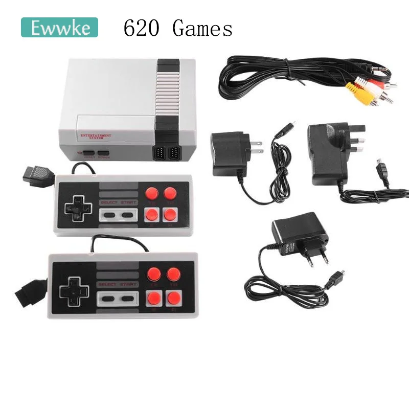 Мини ТВ портативная игровая консоль для семейного отдыха AV выход Ретро