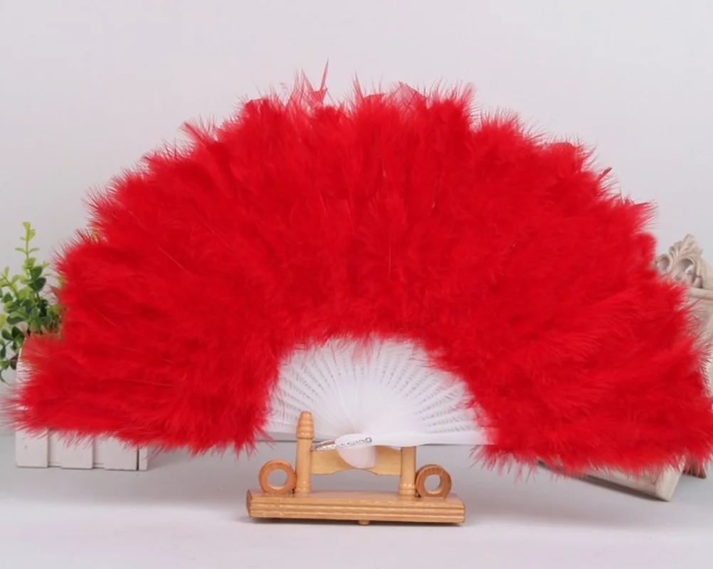 Новый пуховый закрытый вентиляторы складной веер Танец Реквизит поддержки