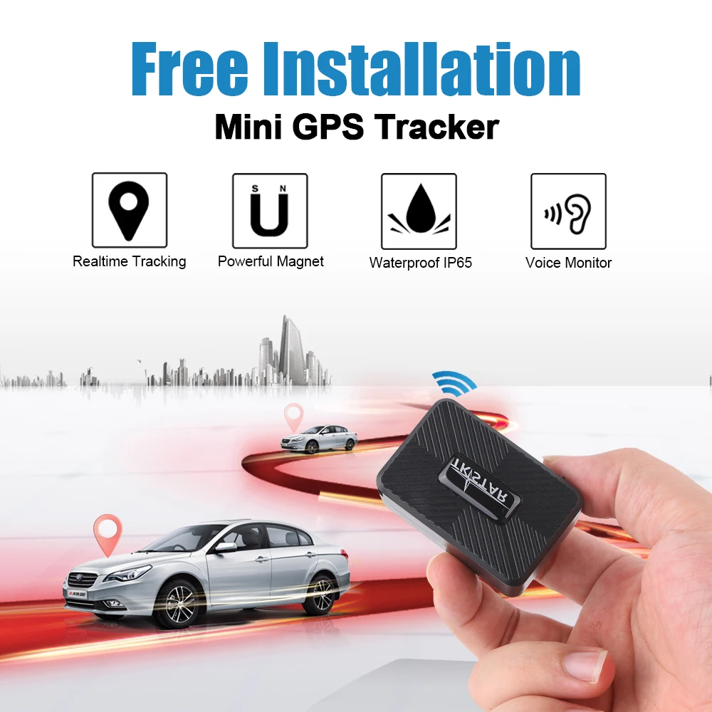 Мини gps-локатор устройство 2G трекер для транспортного средства магнит локатора водонепроницаемый автомобиль малыш питомец персональный анти-потеря местоположения смарт-трекер TK905