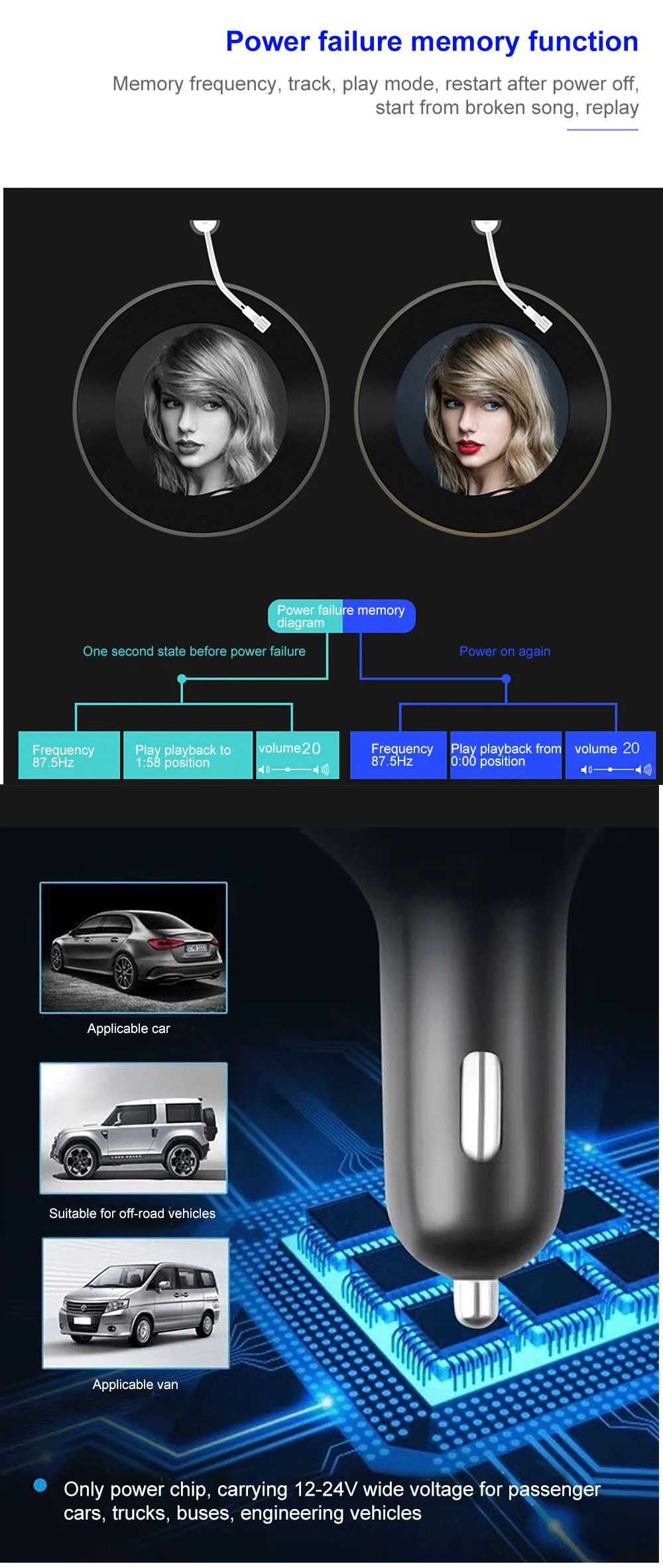 Автомобильный Bluetooth fm-передатчик автомобильный комплект hands-free MP3-плеер Автомобильное USB зарядное устройство Автомобильный MP3-плеер bluetooth fm-передатчик