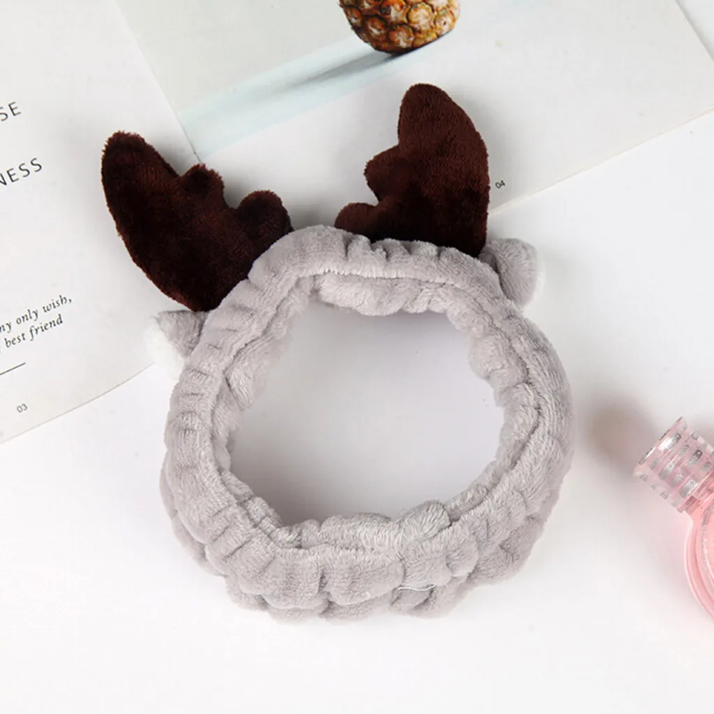 Рождественский подарок в виде оленя рога милая головная повязка для волос