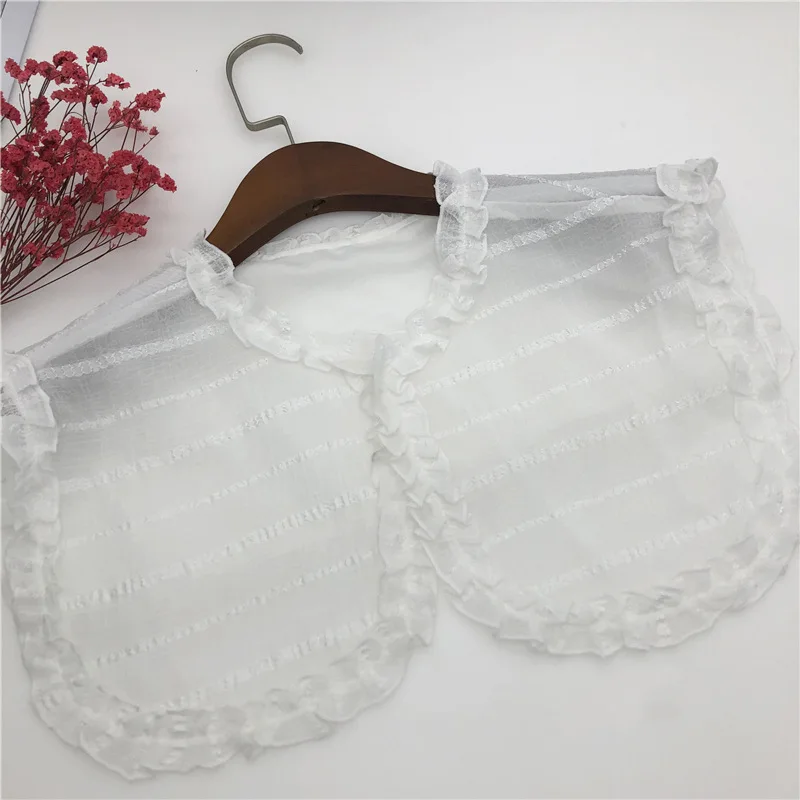 2021 женский съемный воротник с лацканами рубашка свитер Женский Дикий накладной