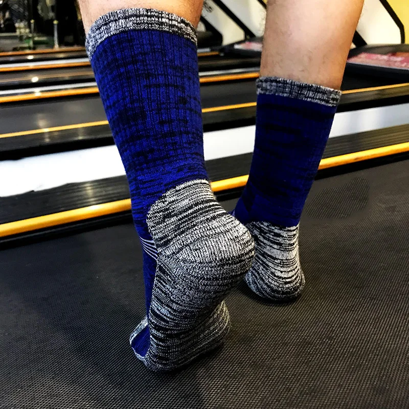 Зимние теплые мужские и женские термоноски толстые хлопковые спортивные носки