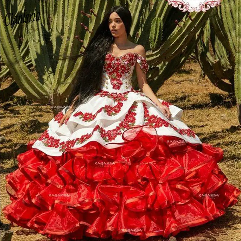 Великолепное бальное платье с открытыми плечами платья для Quinceanera милое без