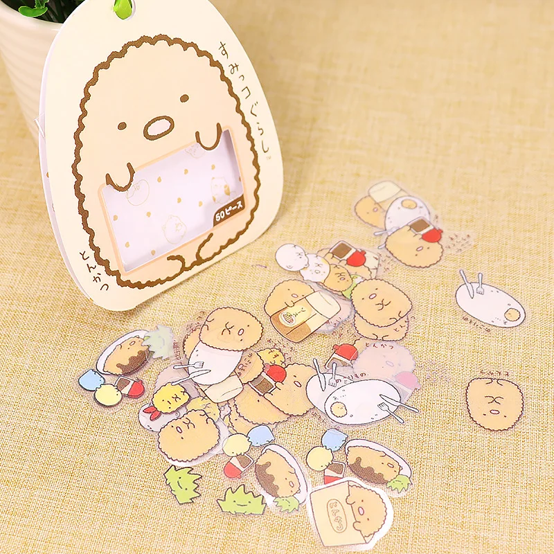 50 шт. Sumikko Gurashi Мультяшные наклейки с животными планировщик для скрапбукинга