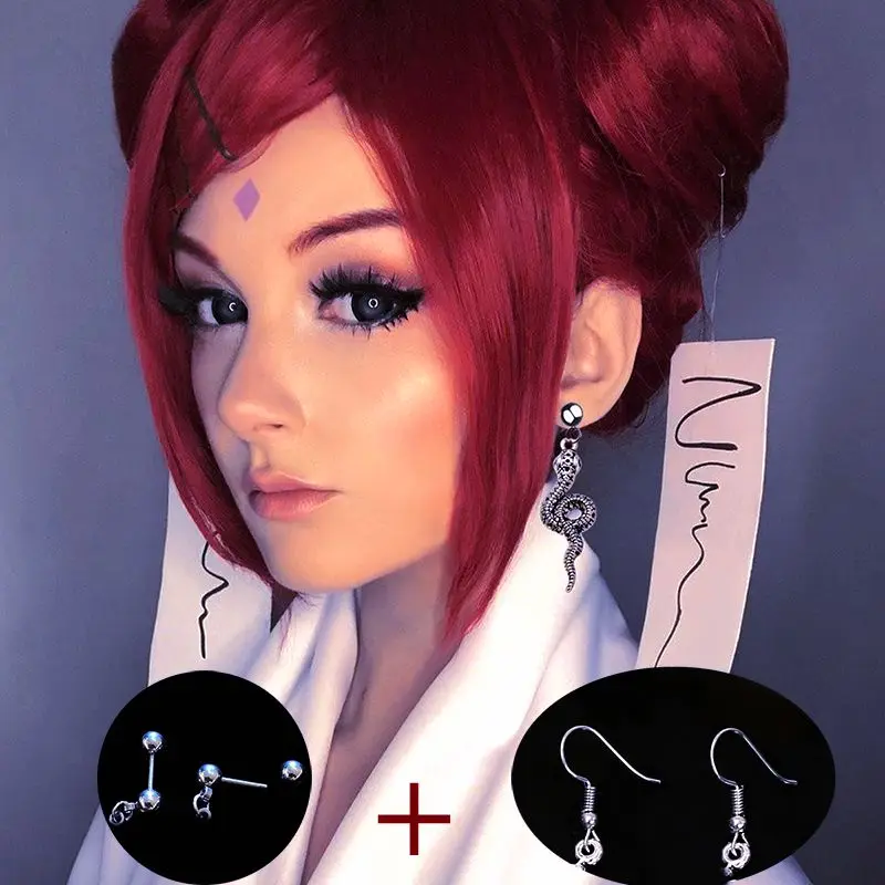

2 Pc Ear Lobe Earrings Stud Cartilage Piercing Punk Women Men Earings Snake Pendant Industrial Barbell Helix Body Jewelry Gothic