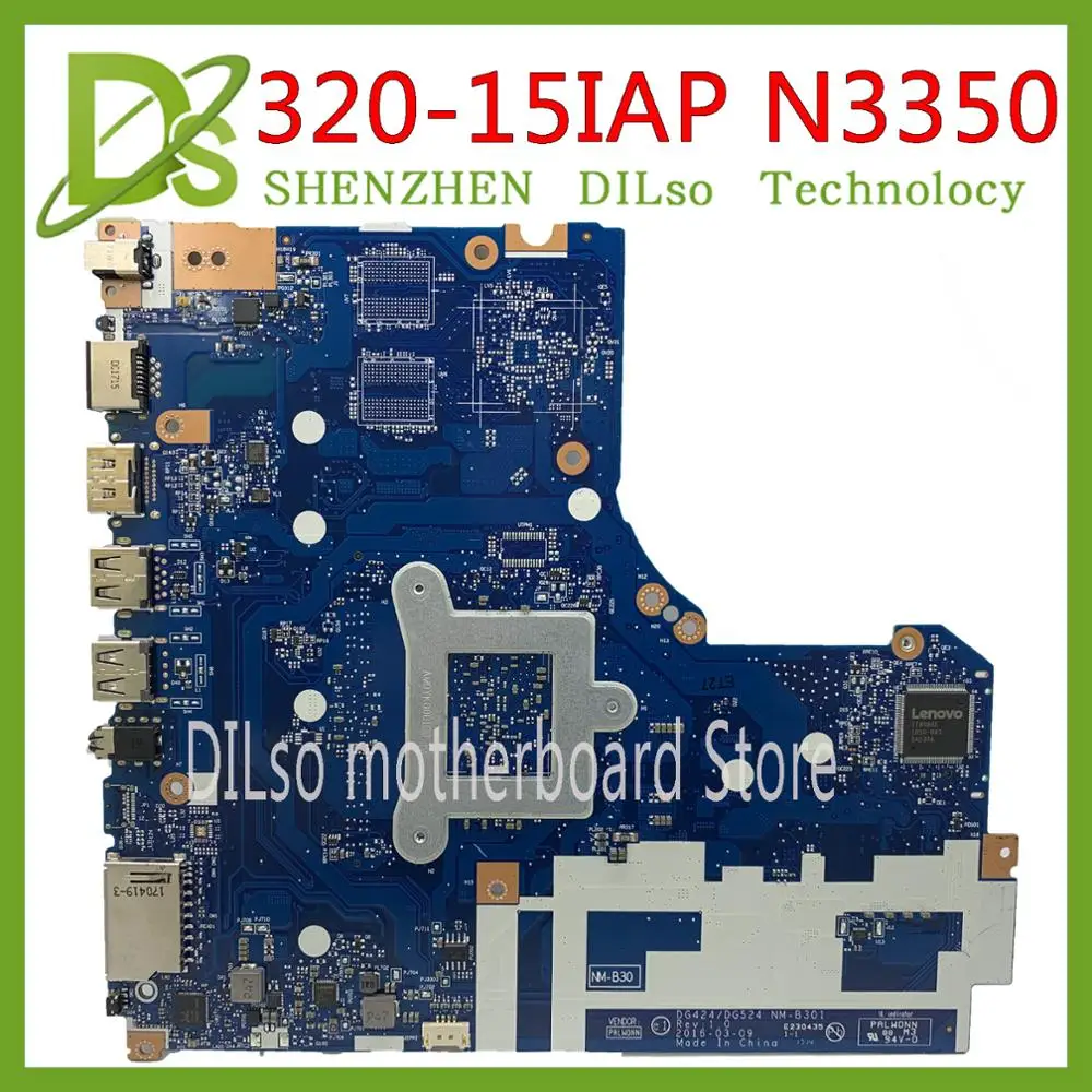 Kefu NM-B301 для lenovo Ideapad 320-15IAP материнская плата для ноутбука DDR3L 5B20P20644 N3350 cpu протестированная Оригинальная работа