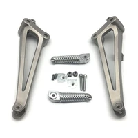 motorcycle silver rear passenger foot pegs bracket fit %c2%a0for yamaha yzf r1 2009 2014