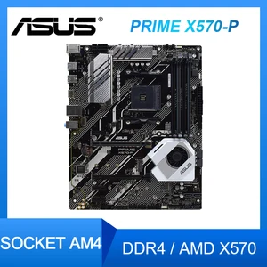 asus prime x570 p socket am4 motherboard ddr4 for ryzen 3 pro 5350g ryzen 5 3600x cpus amd x570 pci e 4 0 usb3 2 atx placa mãe free global shipp