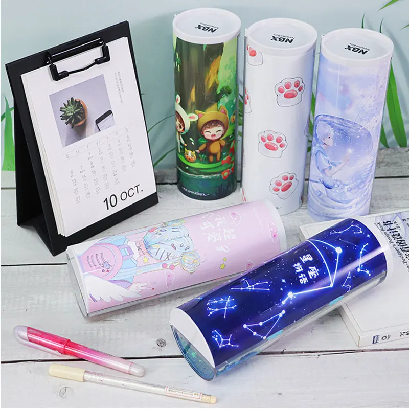 

NBX Pencil Case Organizer Stationery Set Pen Holder Creative school supplies For Girl Boys newmebox kawaii cute storage box 12 o
