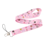 CB872 Rabbit Doctor Medical Nurse Creative Lanyard Badges Lanyards Cell Phone Rope Key Lanyard Neck Straps Accessories
