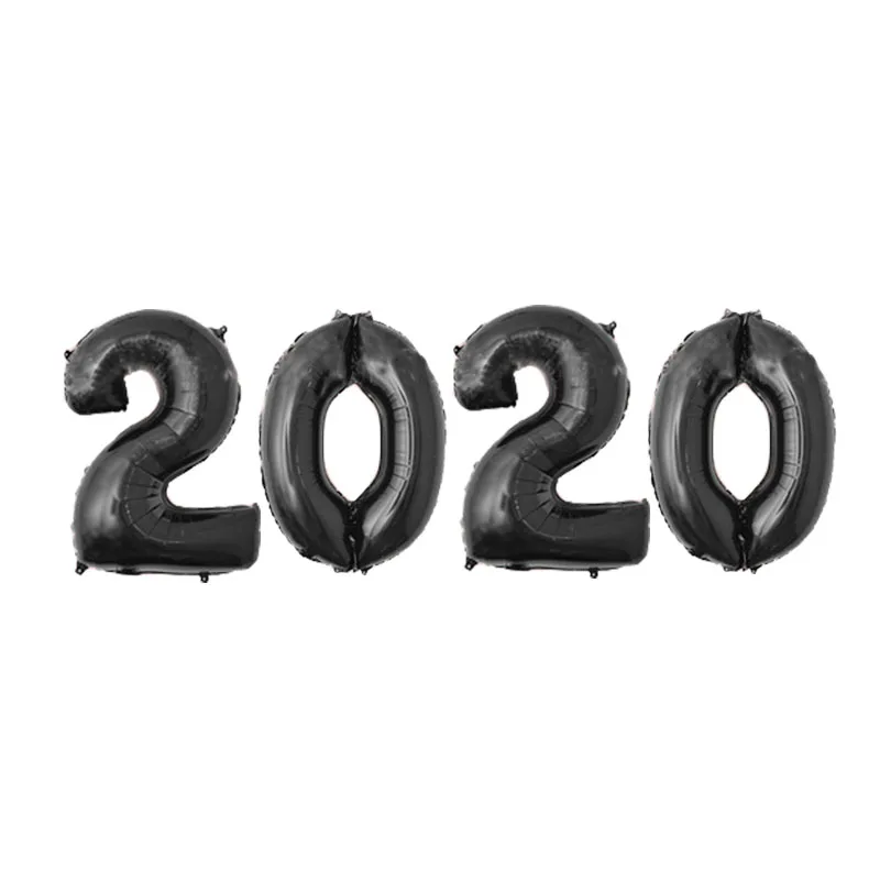 32 дюймовые шары из фольги с цифрами 2020 новогодние украшения рождественские 16