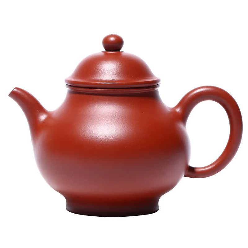 

Zisha teapot Yixing raw ore Dahongpao master handmade gaopan teapot kungfu tea set