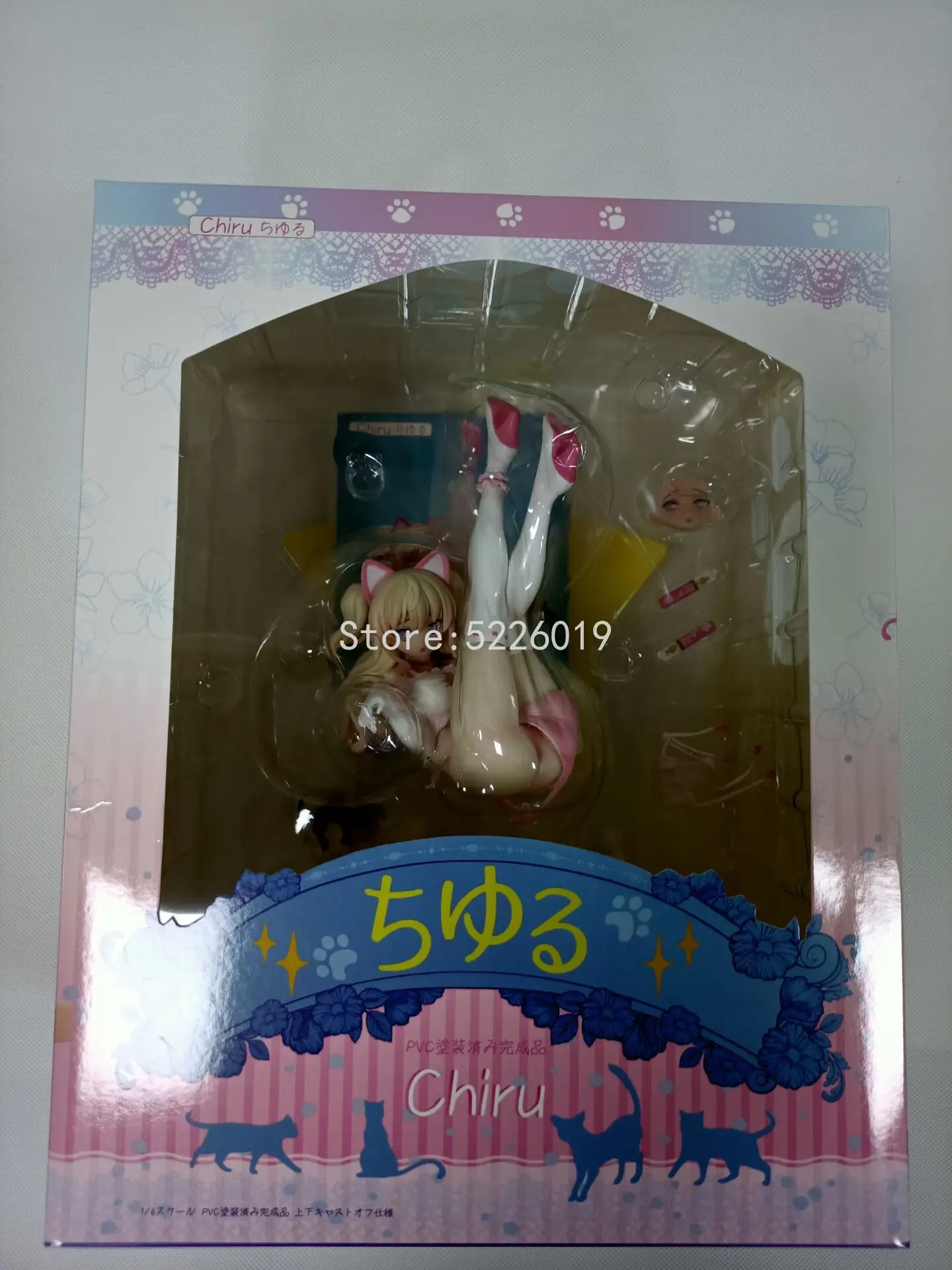 

19cm Japanese Anime SkyTube BLADE Chiyuru Lingerie Sexy Anime Action Figure Toy Sexy Cat Girl Statue Adult Collectible Model Toy