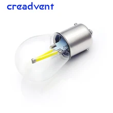 Новейшая модель; P21W LED ba15s 1156 со светодиодными нитями на чип света автомобиля S25 авто автомобиля заднего хода Поворотная сигнальная лампа DRL Белый 12v 24v