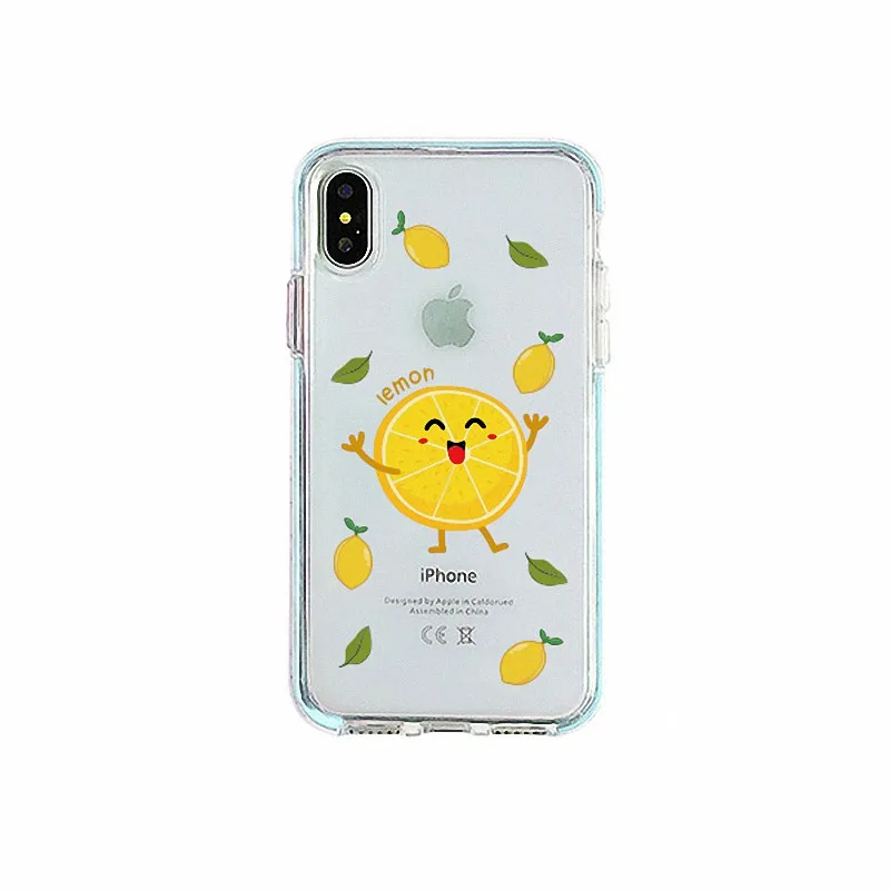 012 Карамельный розовый чехол для девочек iPhone X XS 11 Pro Max XR летний силиконовый чехол с изображением персиковых фруктов и цветов авокадо для iPhone 7 6 6S 8 Plus чехол - Цвет: 012