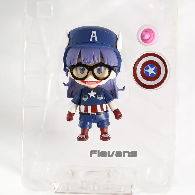 Мультяшный персонаж Dr.Slump Arale Norimaki Cos Captain America ПВХ фигурка игрушка искусственная