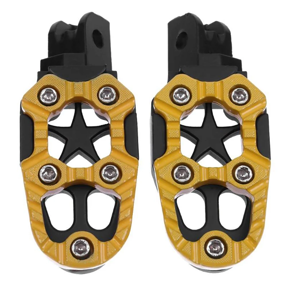 

2Pcs Universal Metal Off-road Motorcycle Motorbike Footrests Foot Peg Pedals Aluminum Alloy Motorcycle Accessories