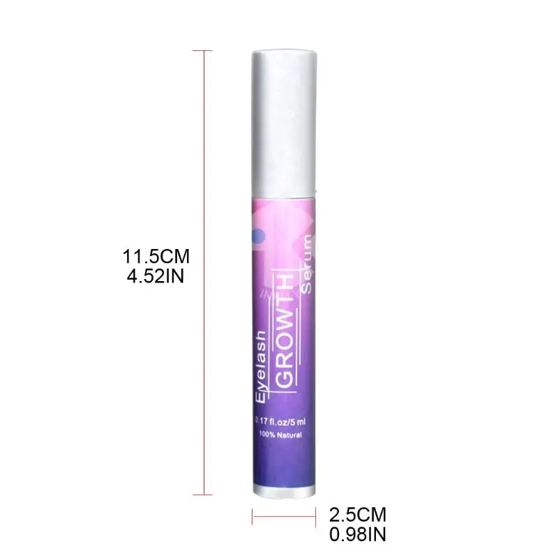 

5ml Eyelashes Growth Essence Longer Fuller Thicker Eyelash Serum Enhancer X7JA